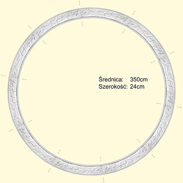 R 33 - Rozeta secesyjna / Rosette