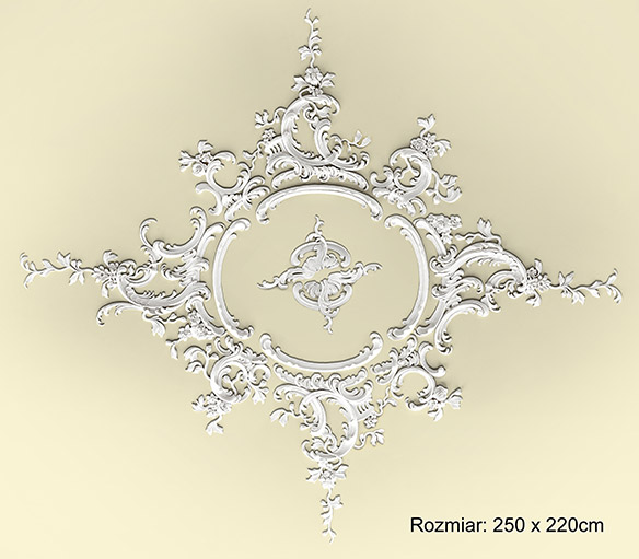 R 34 - Rozeta Rokoko / Rococo Rosette