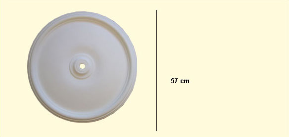 R 8 - rozeta gadka / Rosette
